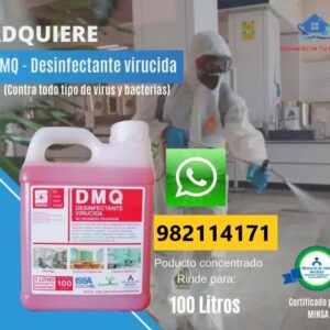 DESINFECTANTE AMONIO CUATERNARIO Covid 19 en Lima